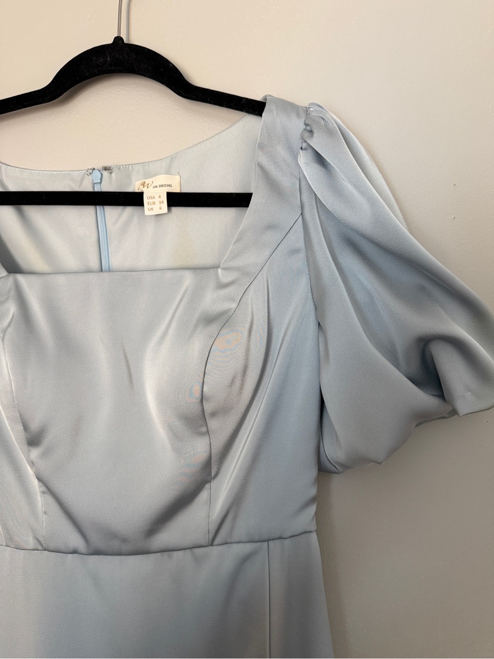 AW Bridal Etta Dress Blue - Picture 4 of 6